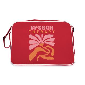 Fleur d’orthophonie - Sac Retro - rouge/blanc - Dos