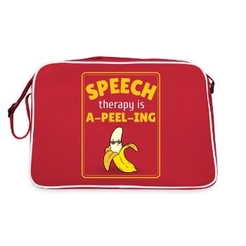 Orthophonie Banana Orthophonie - Sac Retro - rouge/blanc - Dos