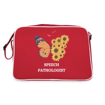 Orthophoniste orthophoniste orthophonie - Sac Retro - rouge/blanc - Dos