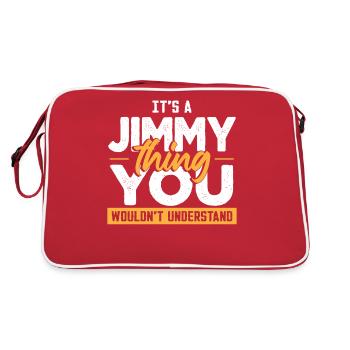 Its A Jimmy Thing - Retro Bag - red/white - Back