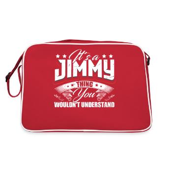 It's A Jimmy Thing - Retro Bag - red/white - Back