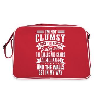 Sarcastique Dicton maladroit Humour - Sac Retro - rouge/blanc - Dos