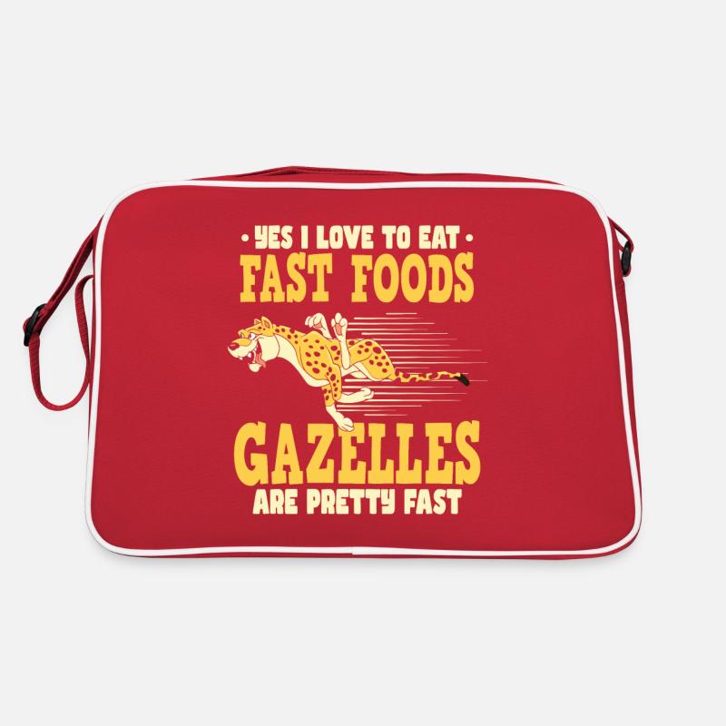 Funny Cheetah Retro Bag