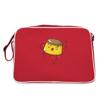 Pudding Runs Dessert - Retro Bag - red/white - Back