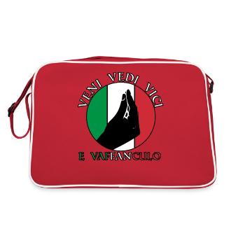 Italy Italian Vaffanculo - Retro Bag - red/white - Back