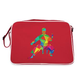 Karate, Judo, Taekwondo - Retro Bag - red/white - Back
