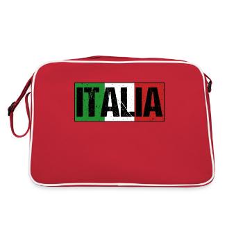 Italien Italiener Vaffanculo - Retro Tasche - Rot/Weiß - Hinten