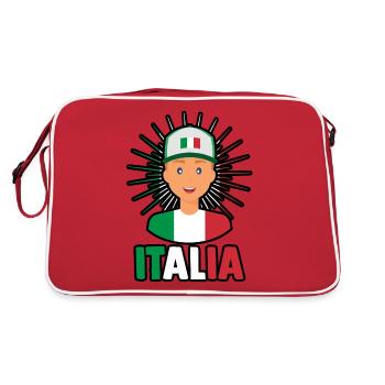 Italie Italien Italien Italie - Sac Retro - rouge/blanc - Dos