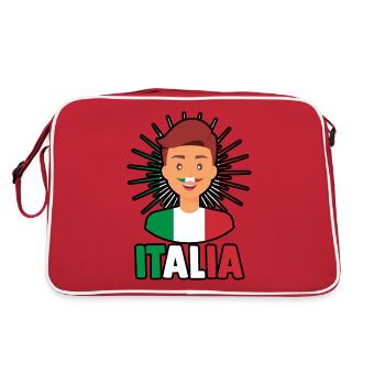 Italie Italien Italien Italie - Sac Retro - rouge/blanc - Dos