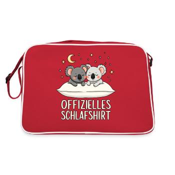 Official Koalas Koala Pairs Sleep Shirt - Retro Bag - red/white - Back