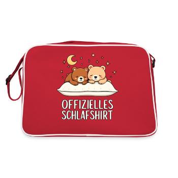Official Sleep Shirt Bear Bear Pair - Retro Bag - red/white - Back