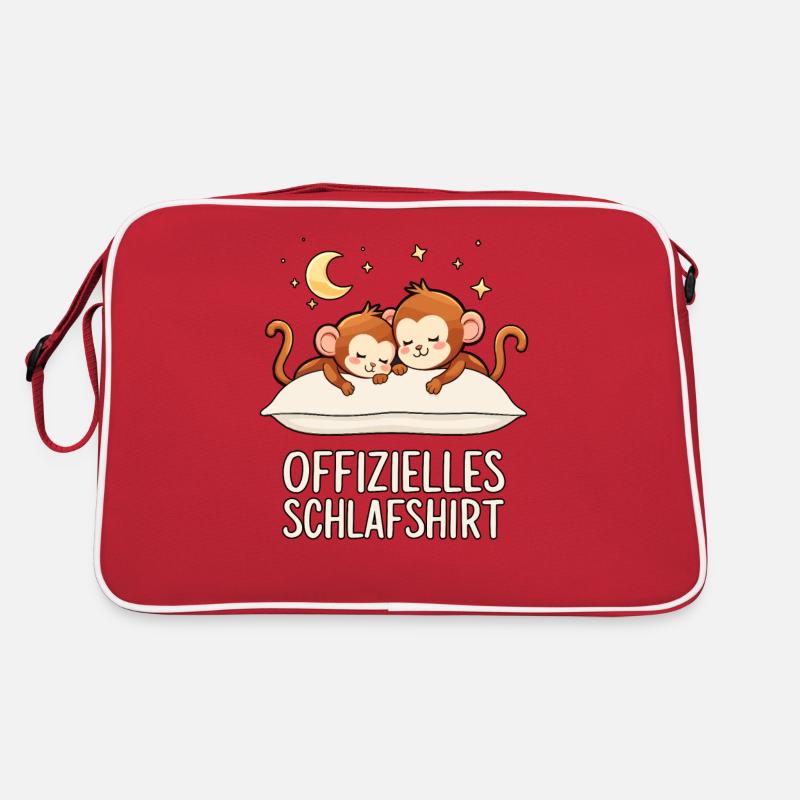Chemise de nuit officielle Monkey Monkey Pair Sac Retro