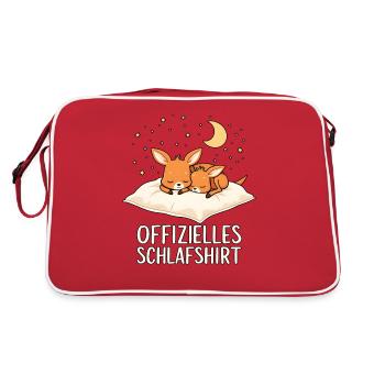 Chemise de nuit officielle Kangourous Kangourou Paire de kangourou - Sac Retro - rouge/blanc - Dos