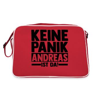 Prénom Andreas - Sac Retro - rouge/blanc - Dos