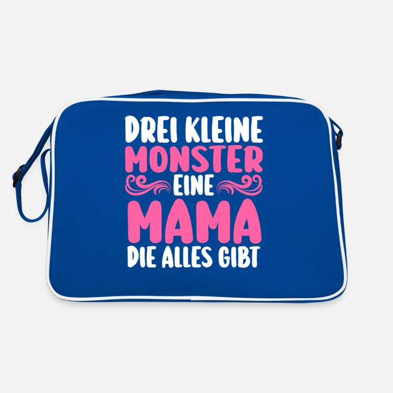 Mama Von 3 Kindern Retro Tasche