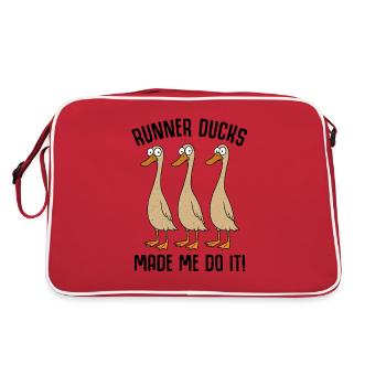 Canards Canard Canard Maman Canard Papa Élevage De Canards - Sac Retro - rouge/blanc - Dos