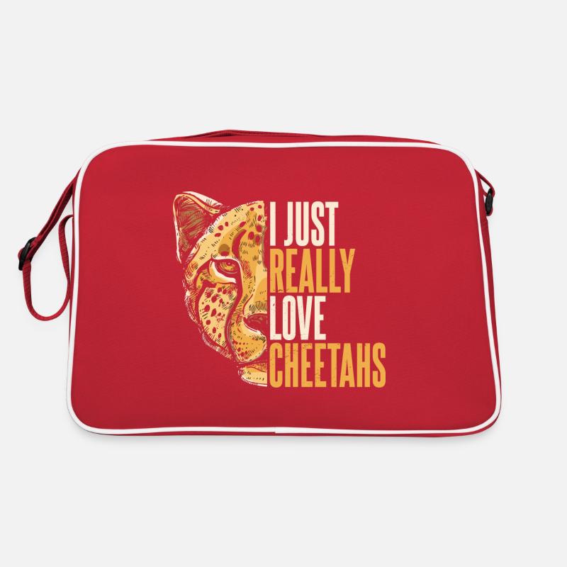 Visage de guépard Sac Retro