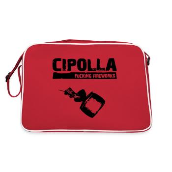 Cipolla Fucking Fireworks Pyrotechnics Firecrackers - Retro Bag - red/white - Back