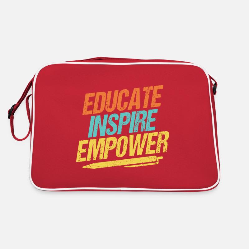 Éduquer Inspirer Responsabiliser Sac Retro