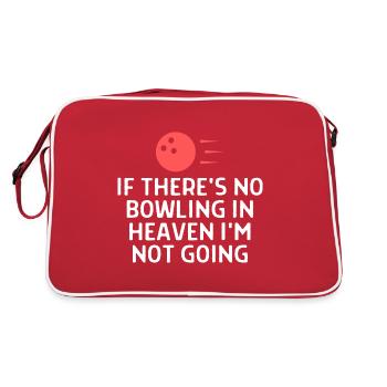 Bowling Dictons Bowling Bowler Skittles Cadeau - Sac Retro - rouge/blanc - Dos