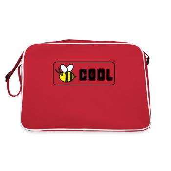 Bee Cool - Retro Tasche - Rot/Weiß - Hinten