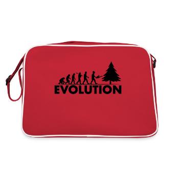 Tronçonneuse Evolution Noir - Sac Retro - rouge/blanc - Dos