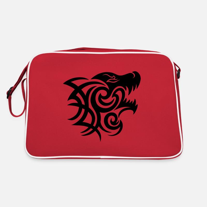 Stammes-Werwolf Retro Tasche