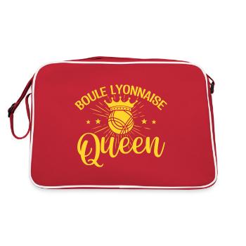 Boule Lyonnaise Queen - Sac Retro - rouge/blanc - Dos