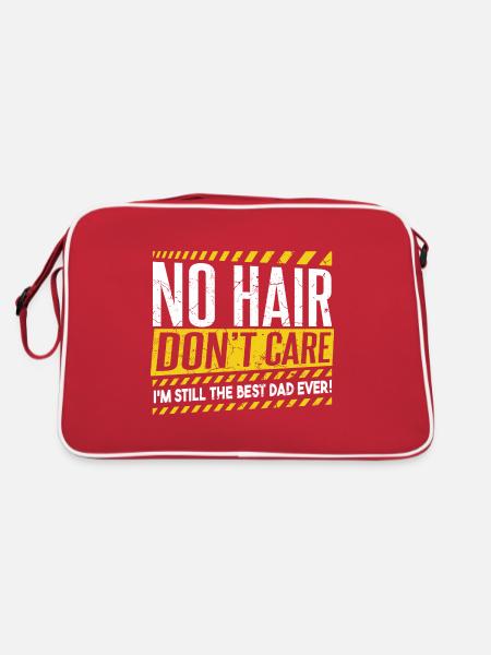 Vatertag Papa Papa Geschenk - Retro Tasche - Rot/Weiß - Hinten