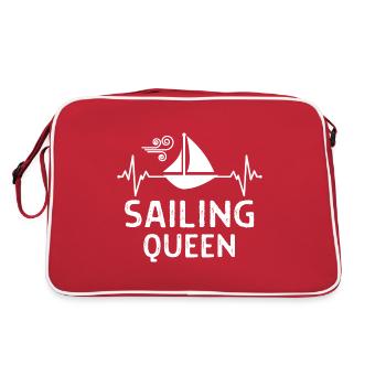 Sailor Sailor Sailor Captain Gift Dictons - Sac Retro - rouge/blanc - Dos