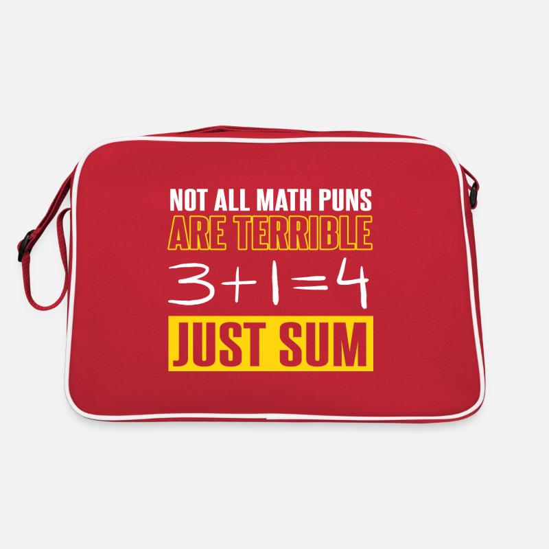Not All Math Puns Are Terrible Just Sum Retro Bag
