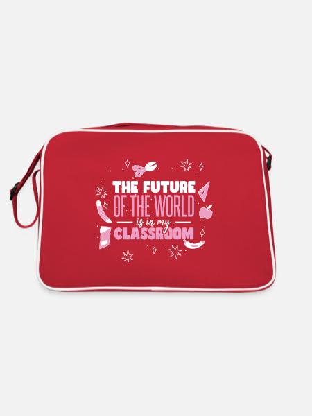 Une partie du père de l’équipe de baseball - Sac Retro - rouge/blanc - Dos