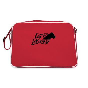 IGP Boxer Noir - Sac Retro - rouge/blanc - Dos