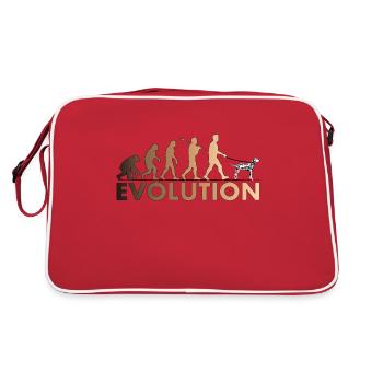 Évolution dalmate Brun - Sac Retro - rouge/blanc - Dos