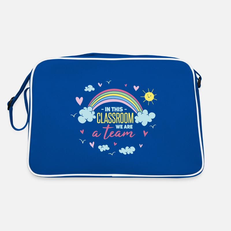 In This Classroom We Are A Team Retro Bag