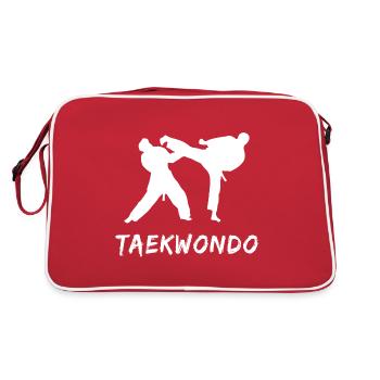 Taekwondo - Sac Retro - rouge/blanc - Dos