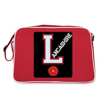 Lancashire - Sac Retro - rouge/blanc - Dos