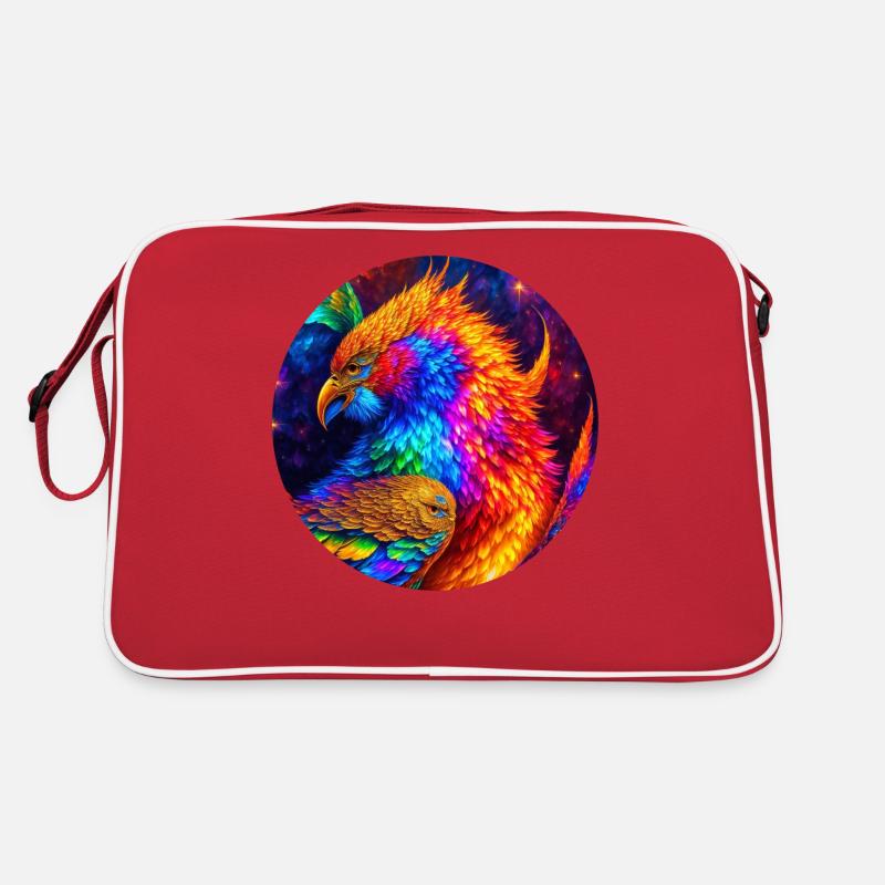 Firebird - Retro Tasche - Rot/Weiß
