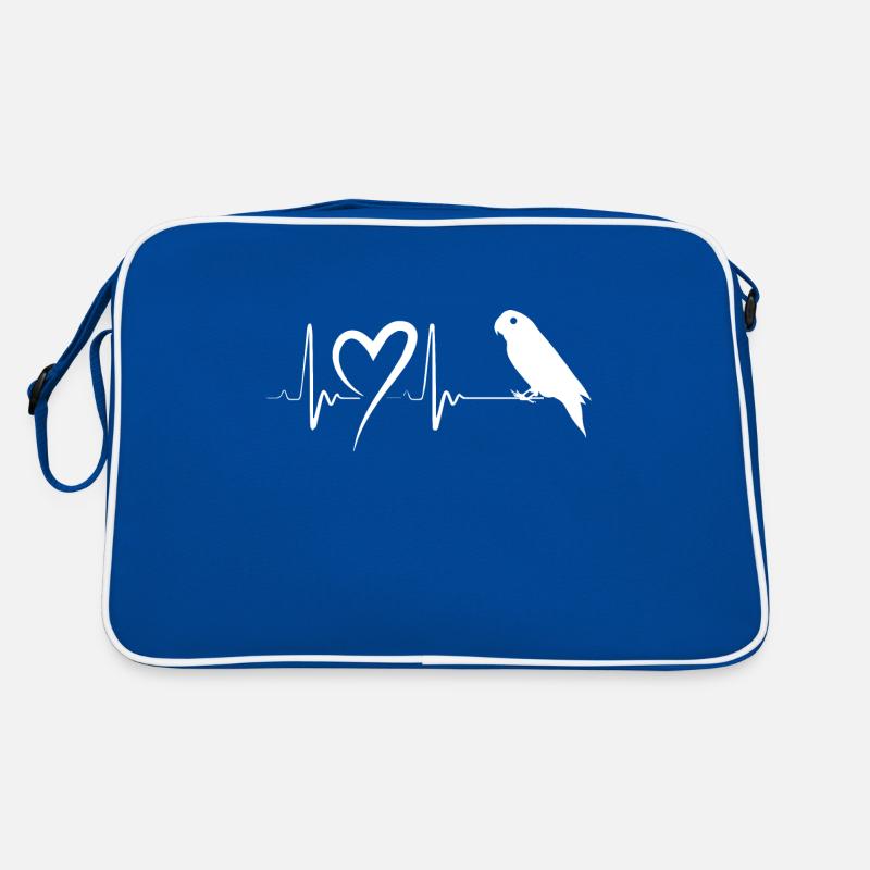 Oiseau perruche perruche perruche Sac Retro