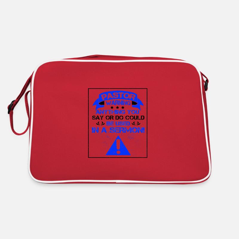 Pastor Gift Anything Said or Done In Sermon Retro Bag