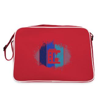 Café Lover Cadeau Fancy Machine à café Café - Sac Retro - rouge/blanc - Dos