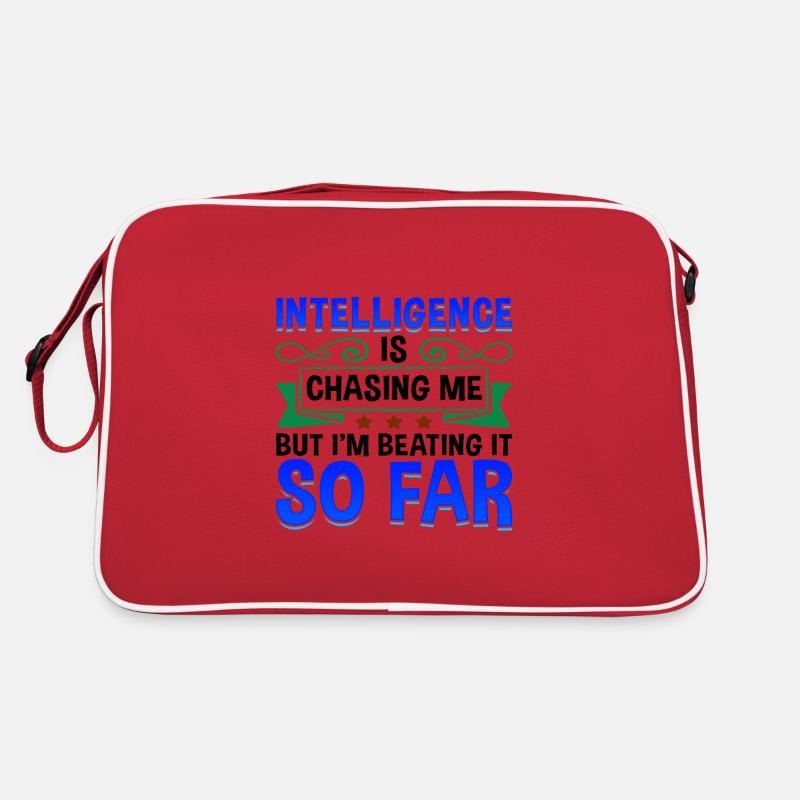 Sarcastic Intelligence Chasing Me Beating It So Retro Bag