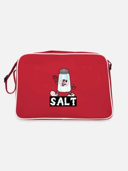 Kawaii Salt Shaker Halloween Costume Meilleur Ami - Sac Retro - rouge/blanc - Dos