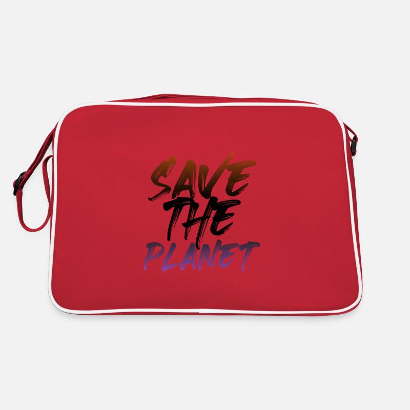 Environmentalist Gift Save the Planet Climate Retro Bag
