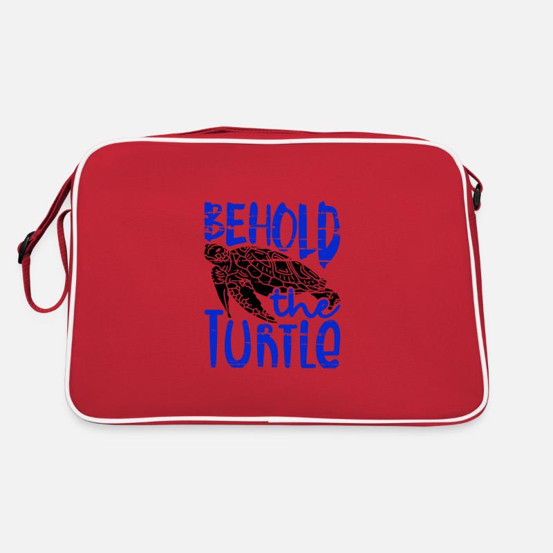 Sehen Sie die Turtle Fun Turtle Lover Geschenke Retro Tasche