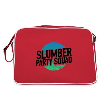 Cadeau Soirée pyjama Cadeaux de l’escouade de la fête du sommeil de la fille - Sac Retro - rouge/blanc - Dos