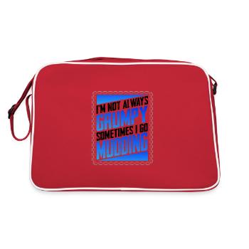 Les cadeaux qui coulent dans la boue ne sont pas toujours grincheux vont parfois - Sac Retro - rouge/blanc - Dos