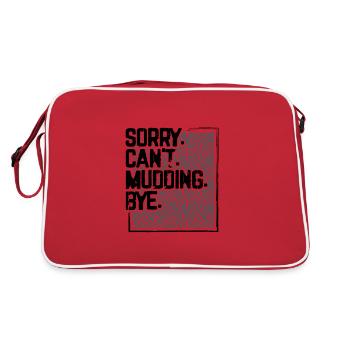 Mudder Gift Sorry Can’t Mudding Bye Funny 4x4 Off - Sac Retro - rouge/blanc - Dos