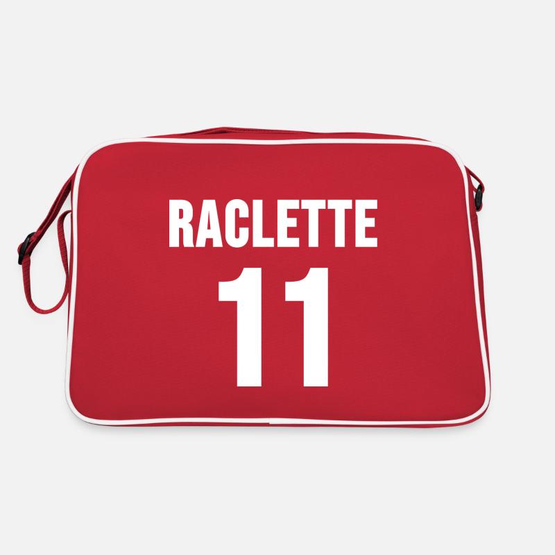 Raclette 11 bester Schweizer Fussballer Retro Tasche
