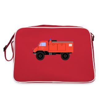 Unimog - Oldtimer - Offroad - Universal motor device - Retro Bag - red/white - Back